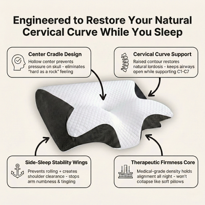 Cervical Pillow for Neck Pain Relief | The Support Pillow